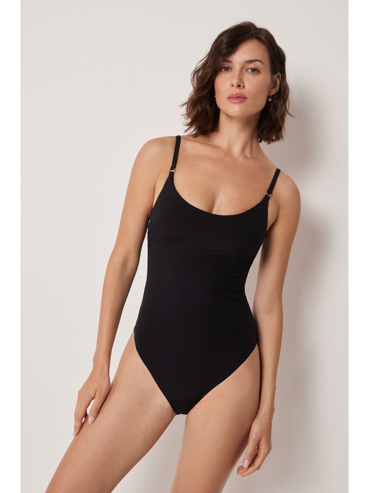 Maiô Premium Fit Preto Calzedonia
