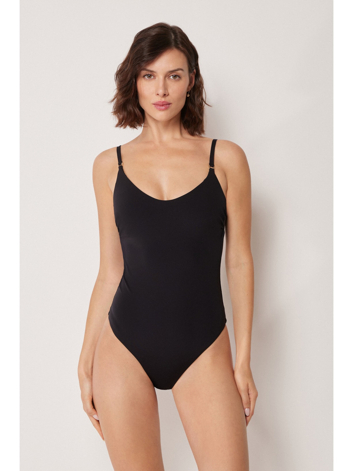 Maiô Premium Fit Preto Calzedonia