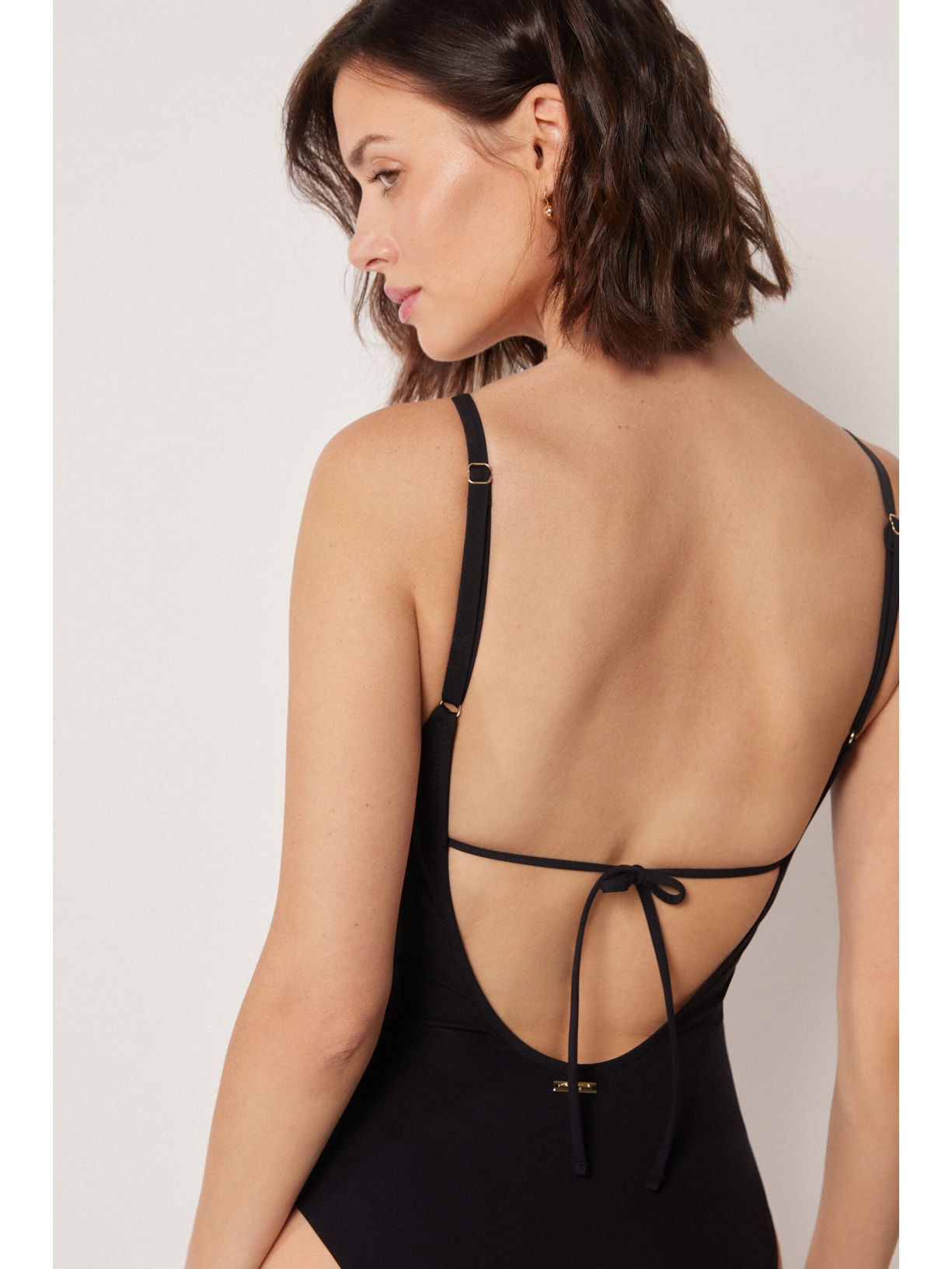 Maiô Premium Fit Preto Calzedonia