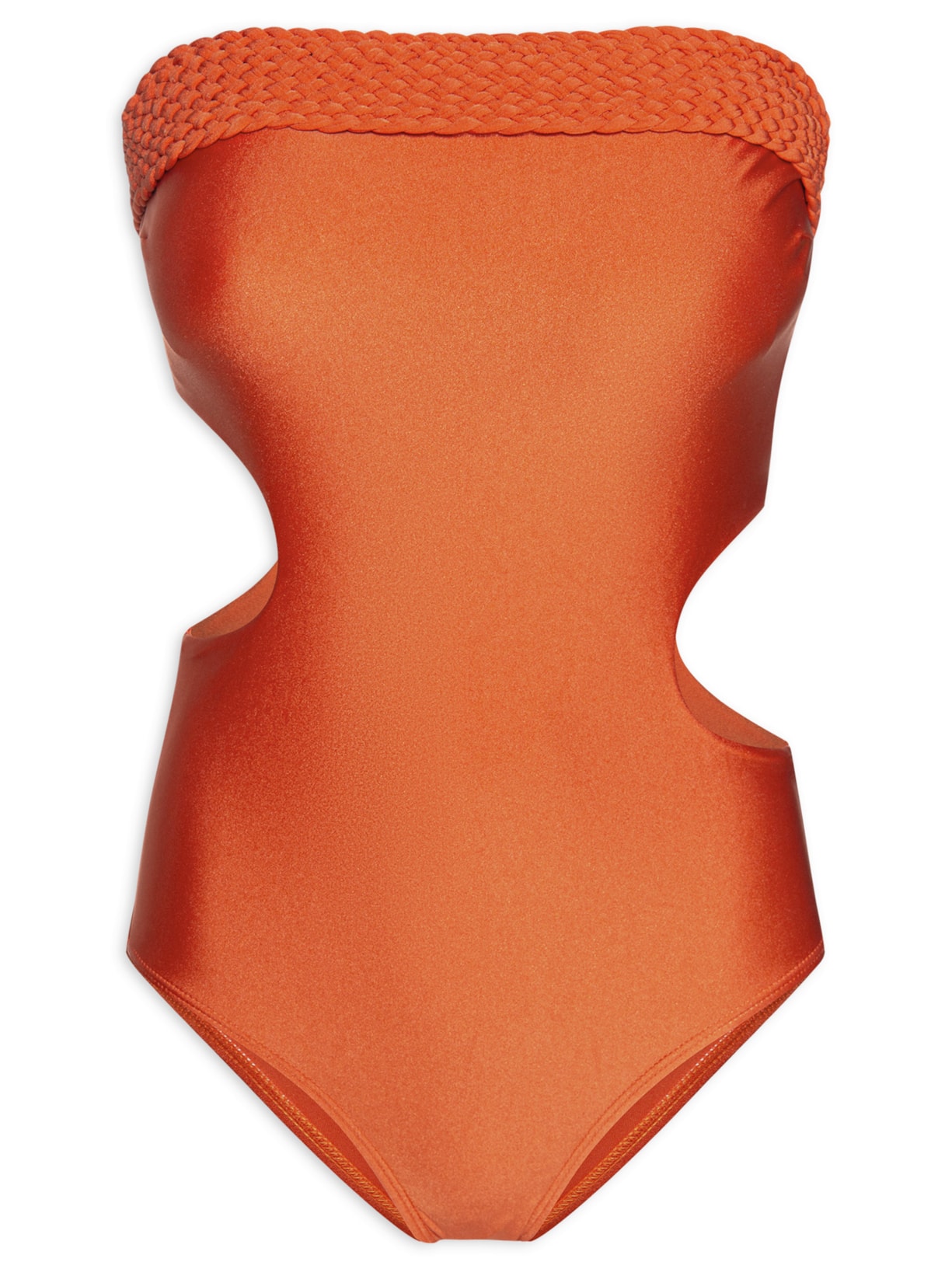 Maiô Recortes Lateral Laranja '2Essential