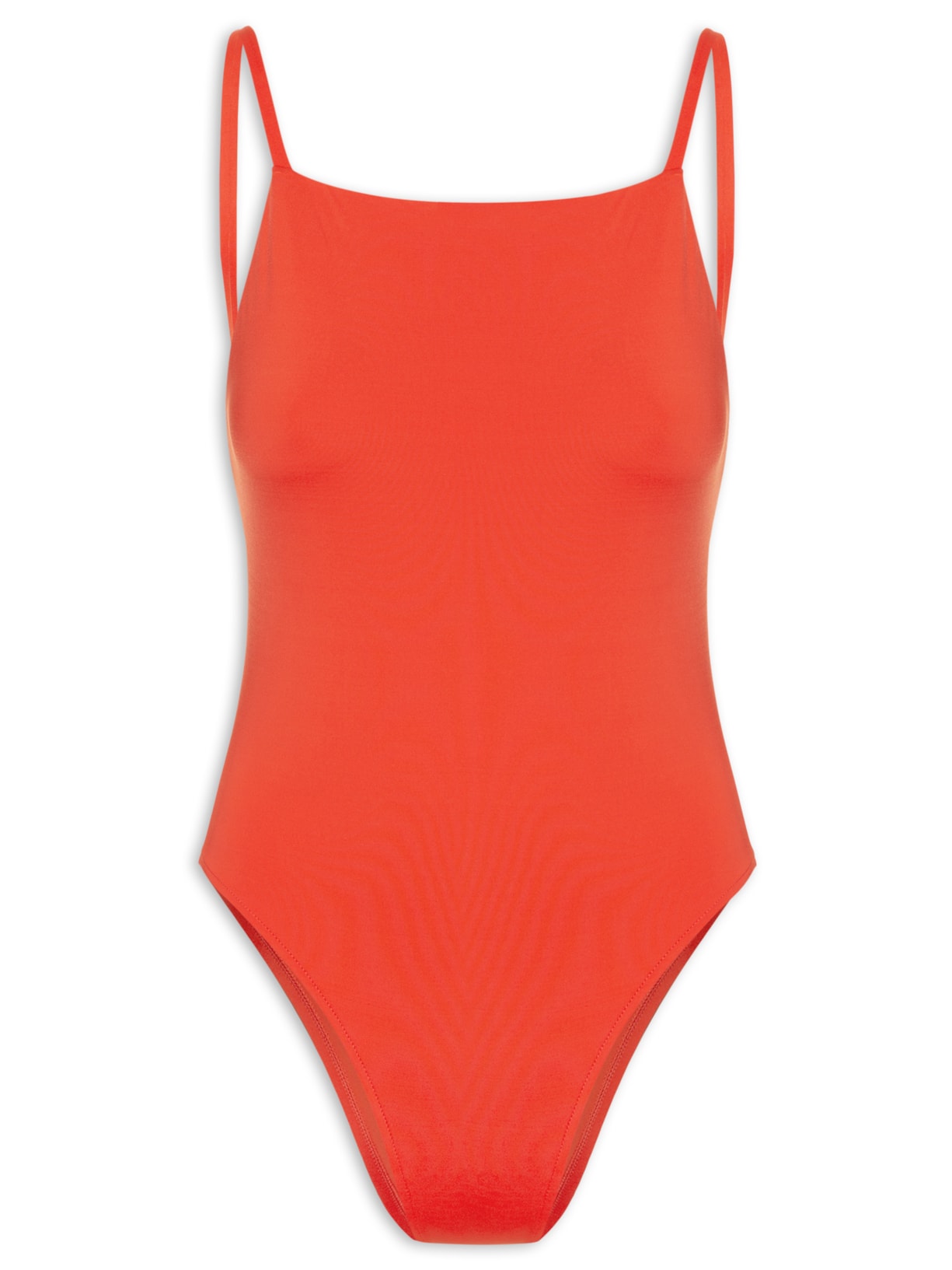 Maiô Reto Franzido Bio - Vermelho