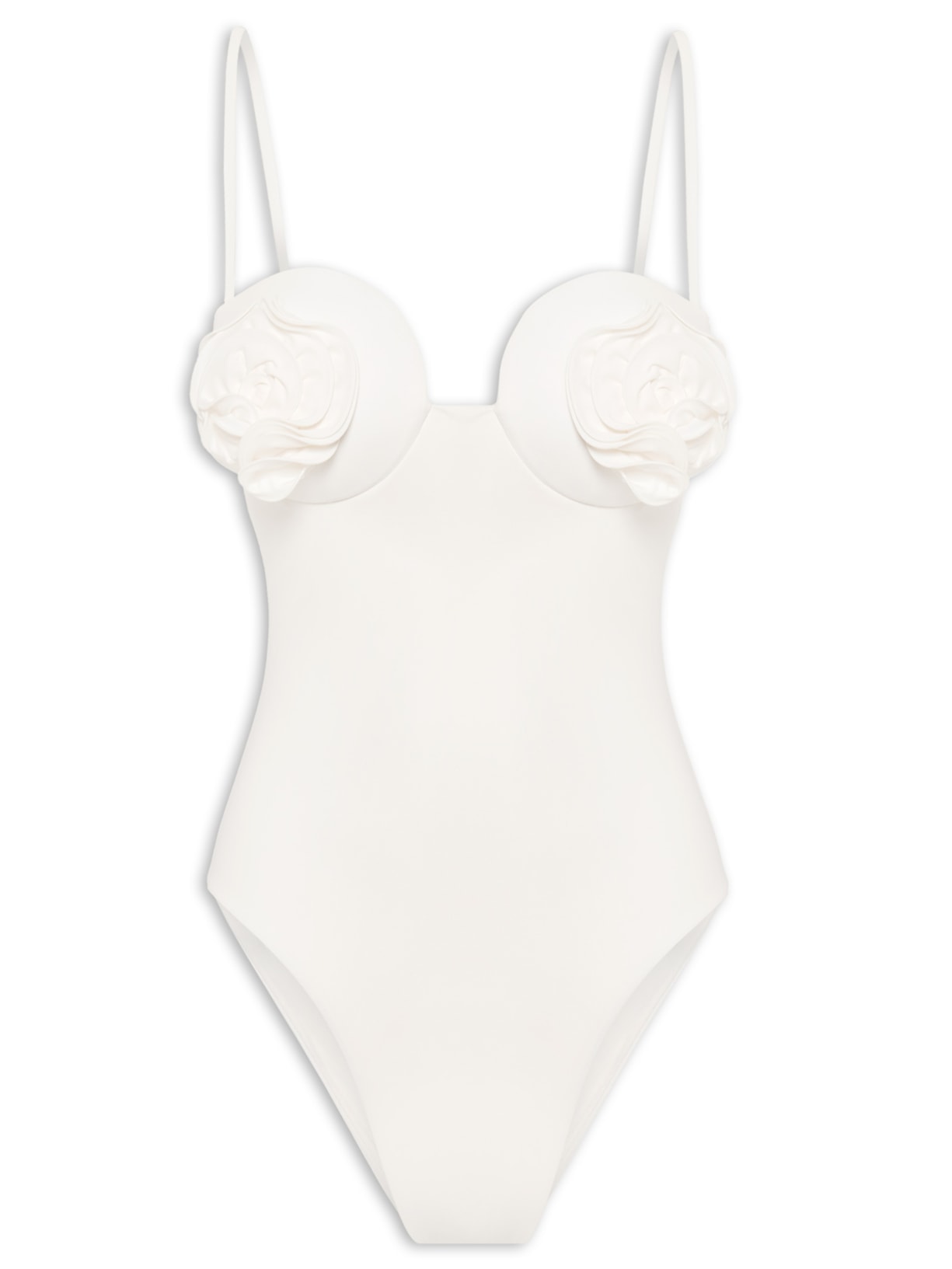 Maiô Retrô Bustier 01 Cream - Bege