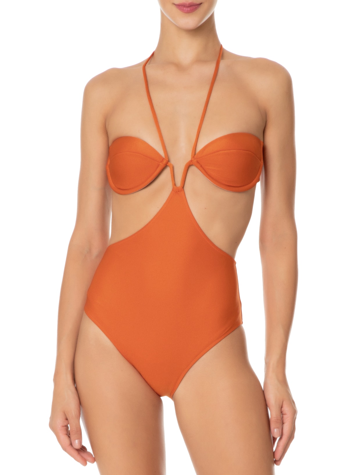 Maiô Seashell Laranja Adriana Degreas