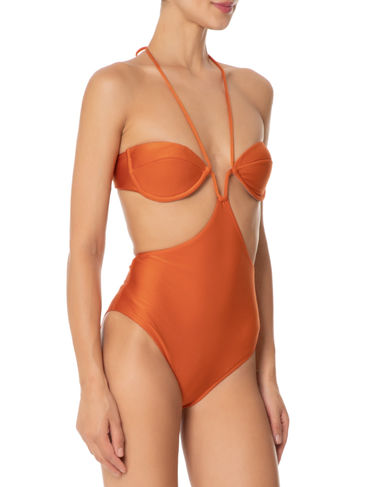 Maiô Seashell Laranja Adriana Degreas