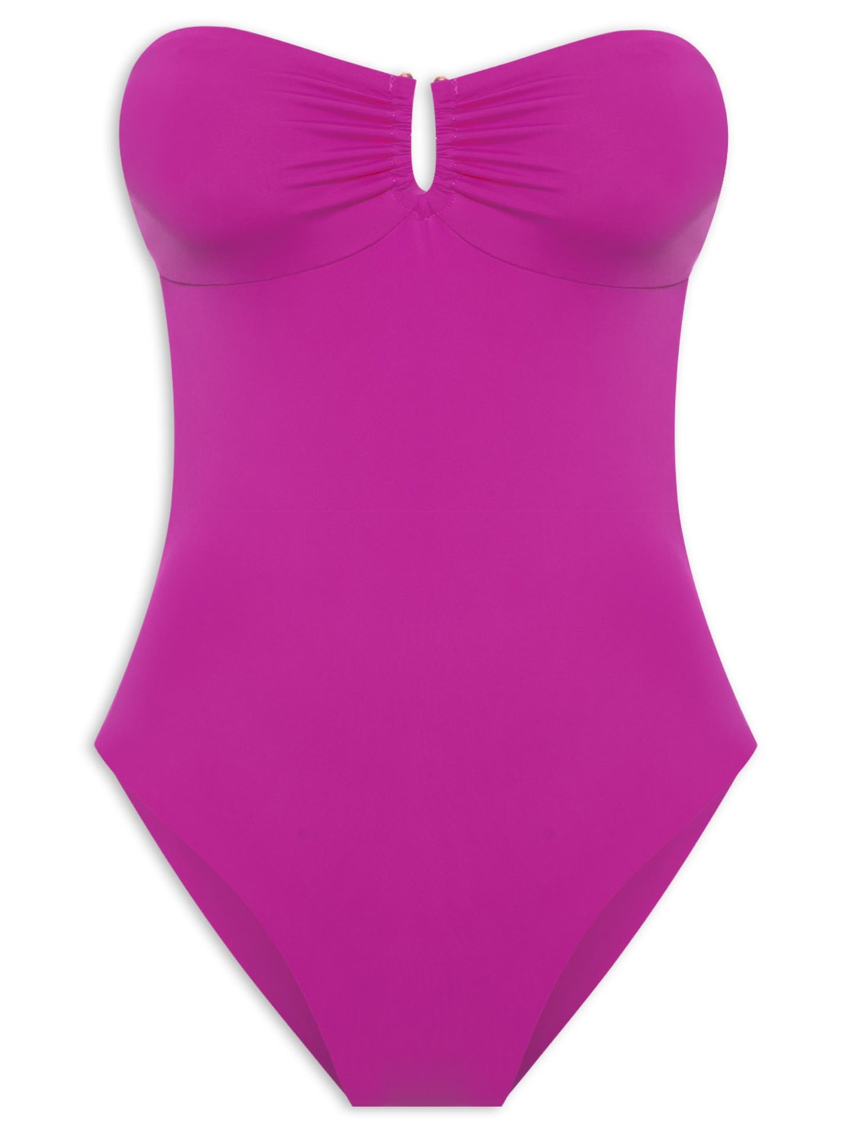 Maiô Sem Alça Com Recorte Costa Rosa '2Essential