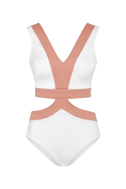 Maiô Silhueta Contour Off White