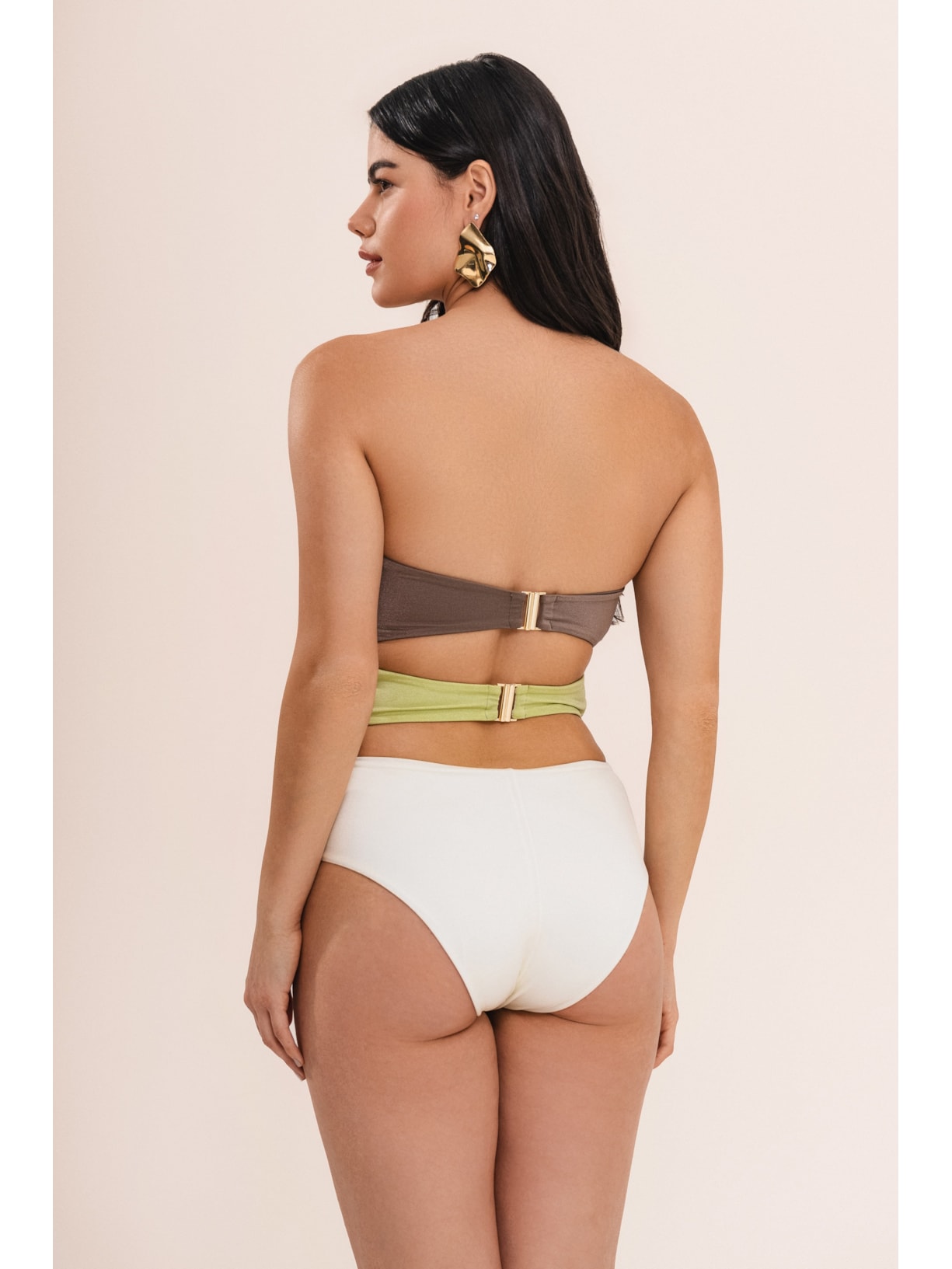 maiô strapless maat verde Suntime