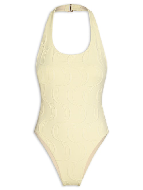 Maiô Textura Peixe - Amarelo