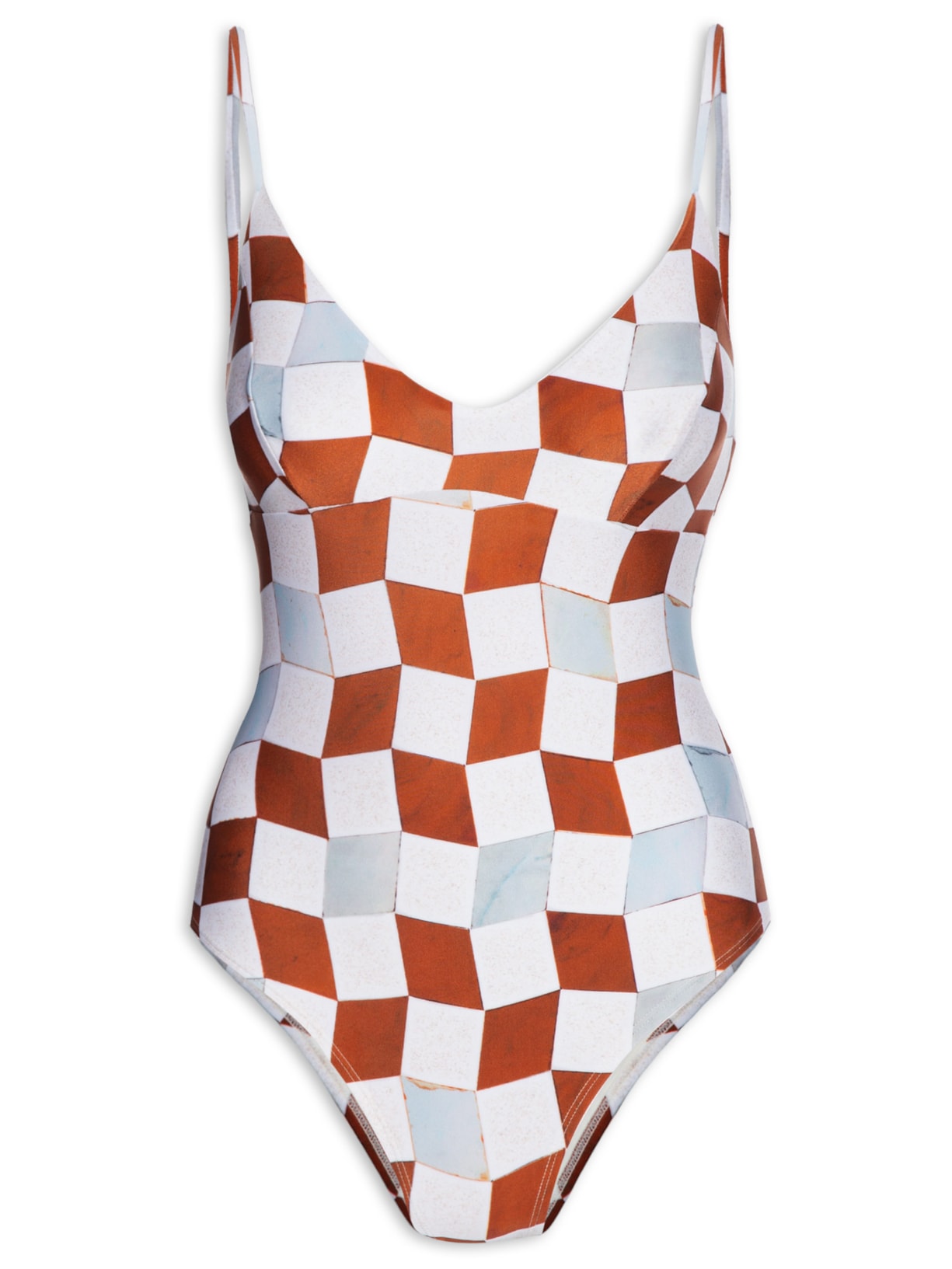 Maiô Tira Recycled - Marrom