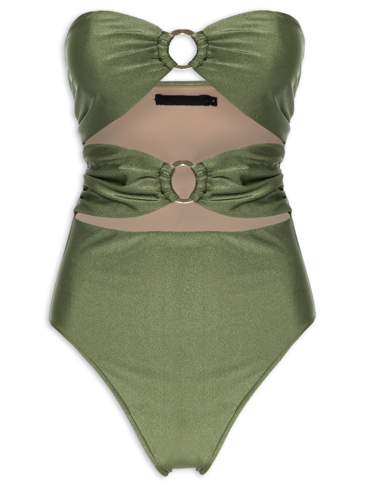 Maiô Tomara Que Caia Com Recortes - Verde