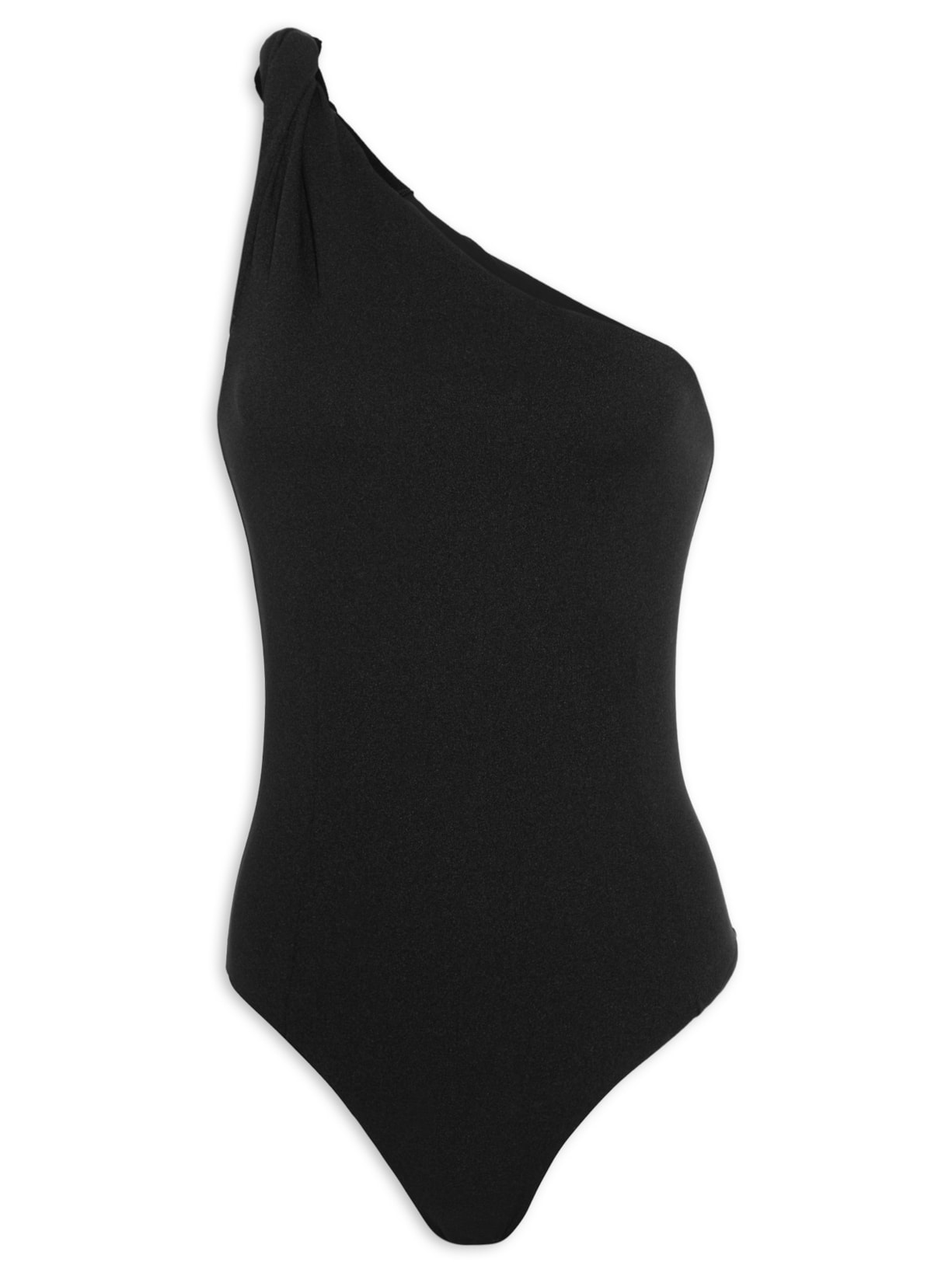 Maiô Torcido Crepe - Preto