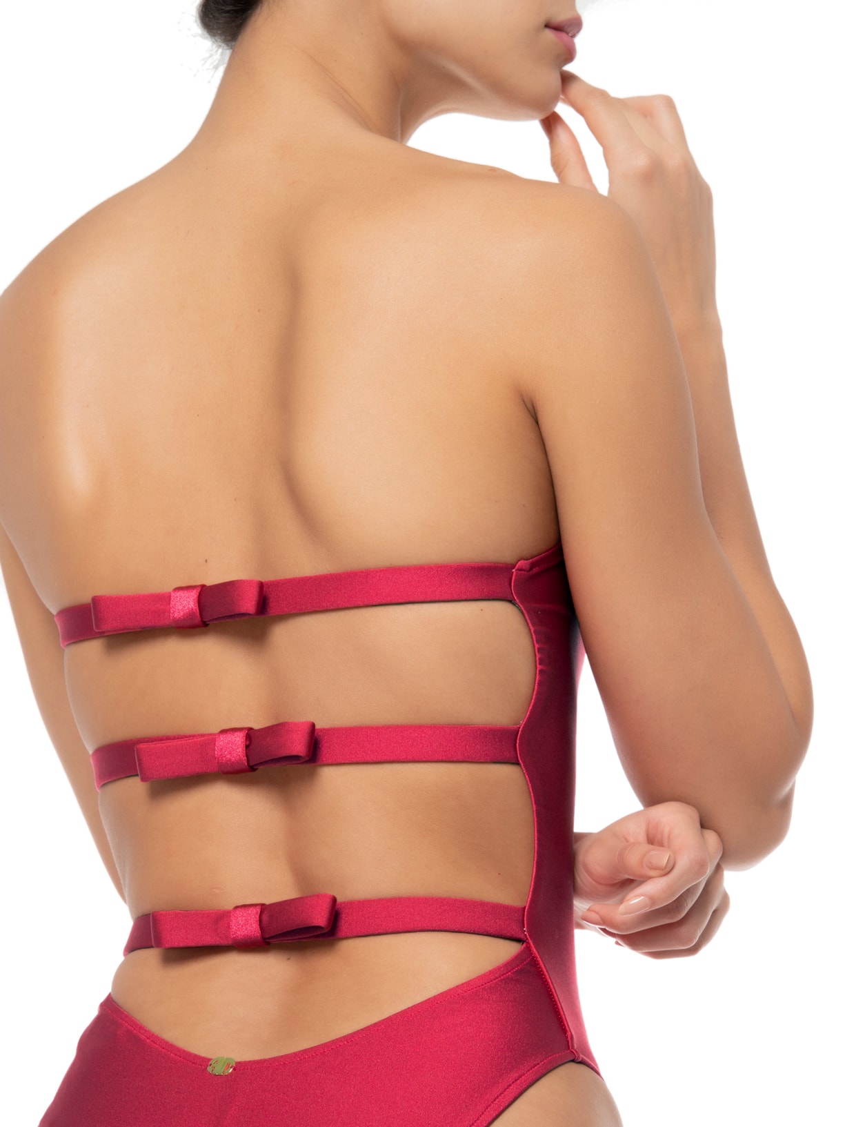 Maiô Tqc Com Laços Lipstick Rosa Adriana Degreas