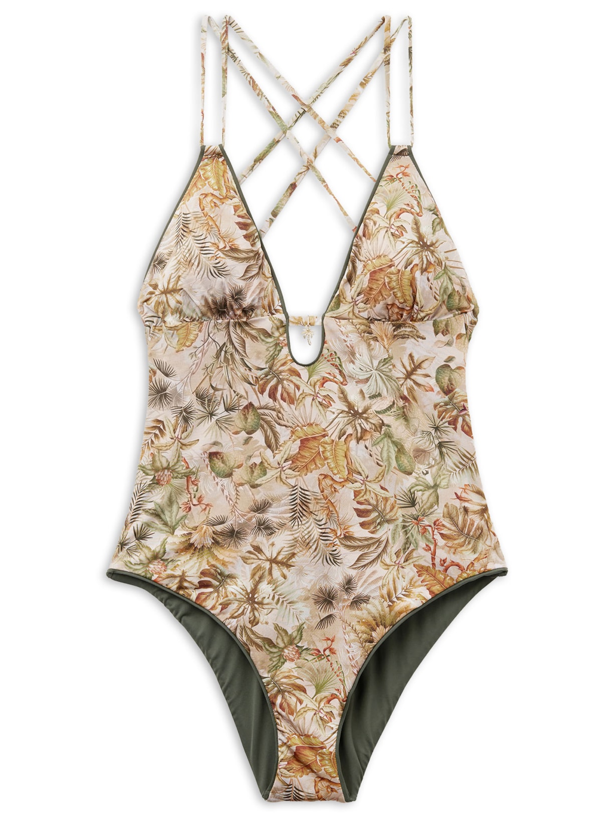 Maiô Tropical Foliage - Verde