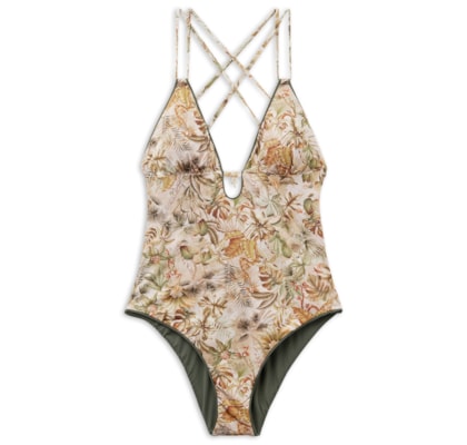 Maiô Tropical Foliage - Verde