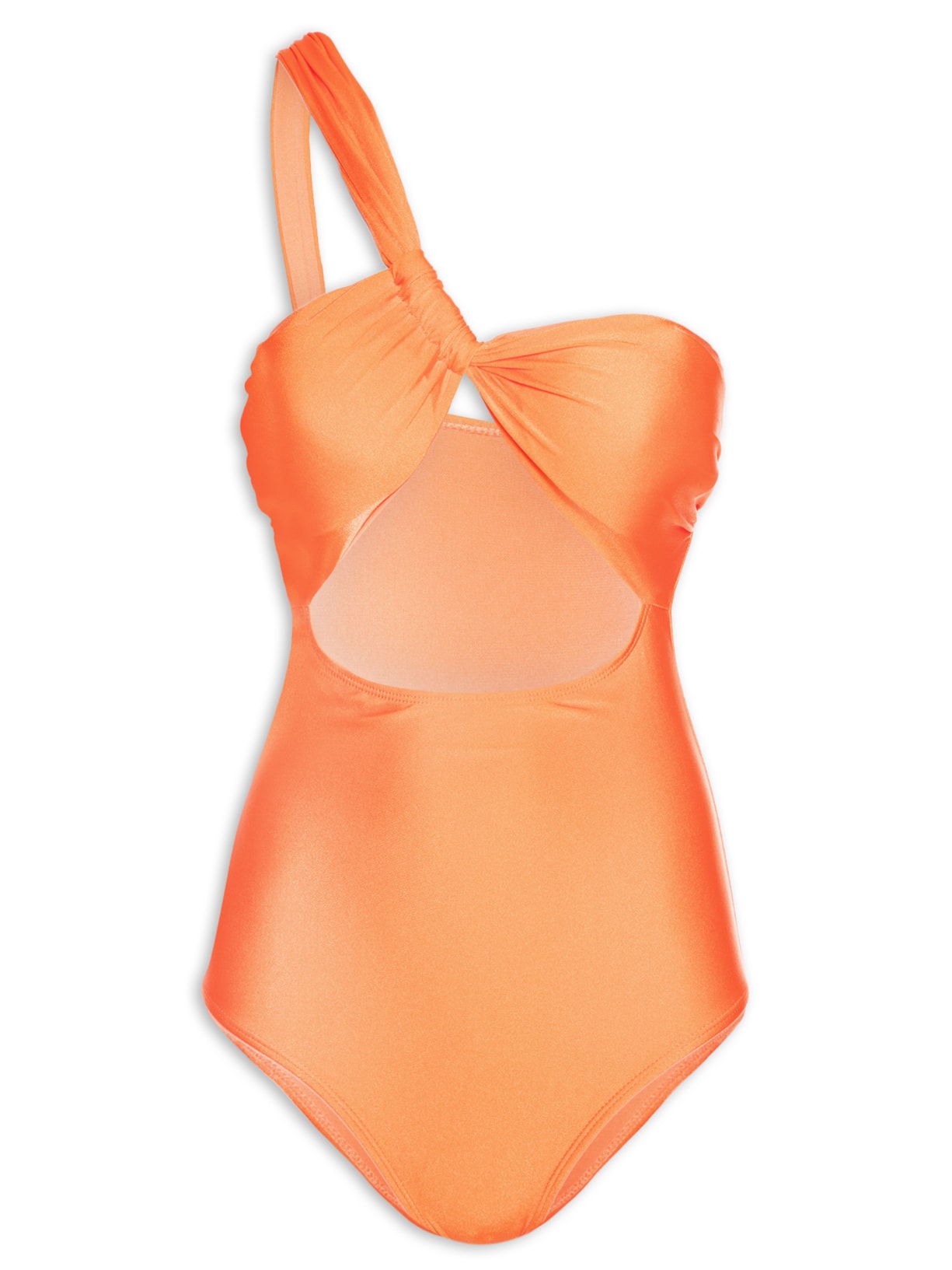 Maiô Um Ombro Só - Laranja