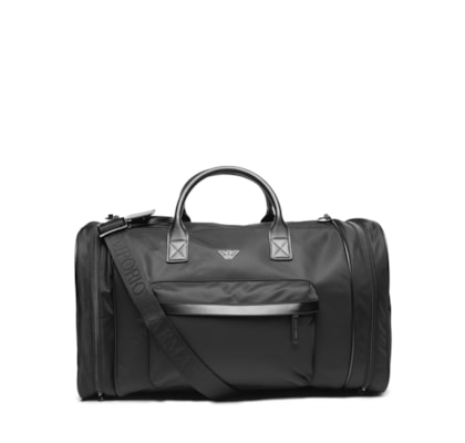 Mala de Viagem Masculina Nylon Duffle – Preto