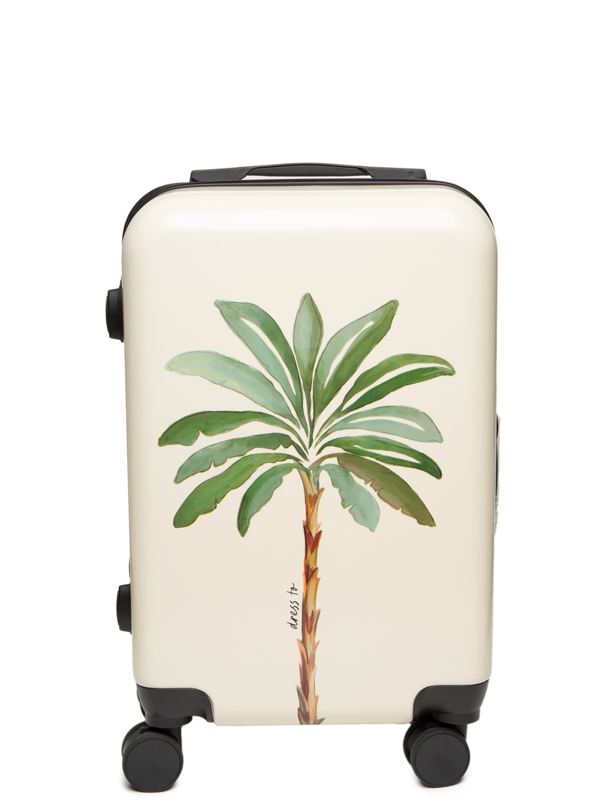 Mala Feminina De Bordo Estampa Tropicana - Branco