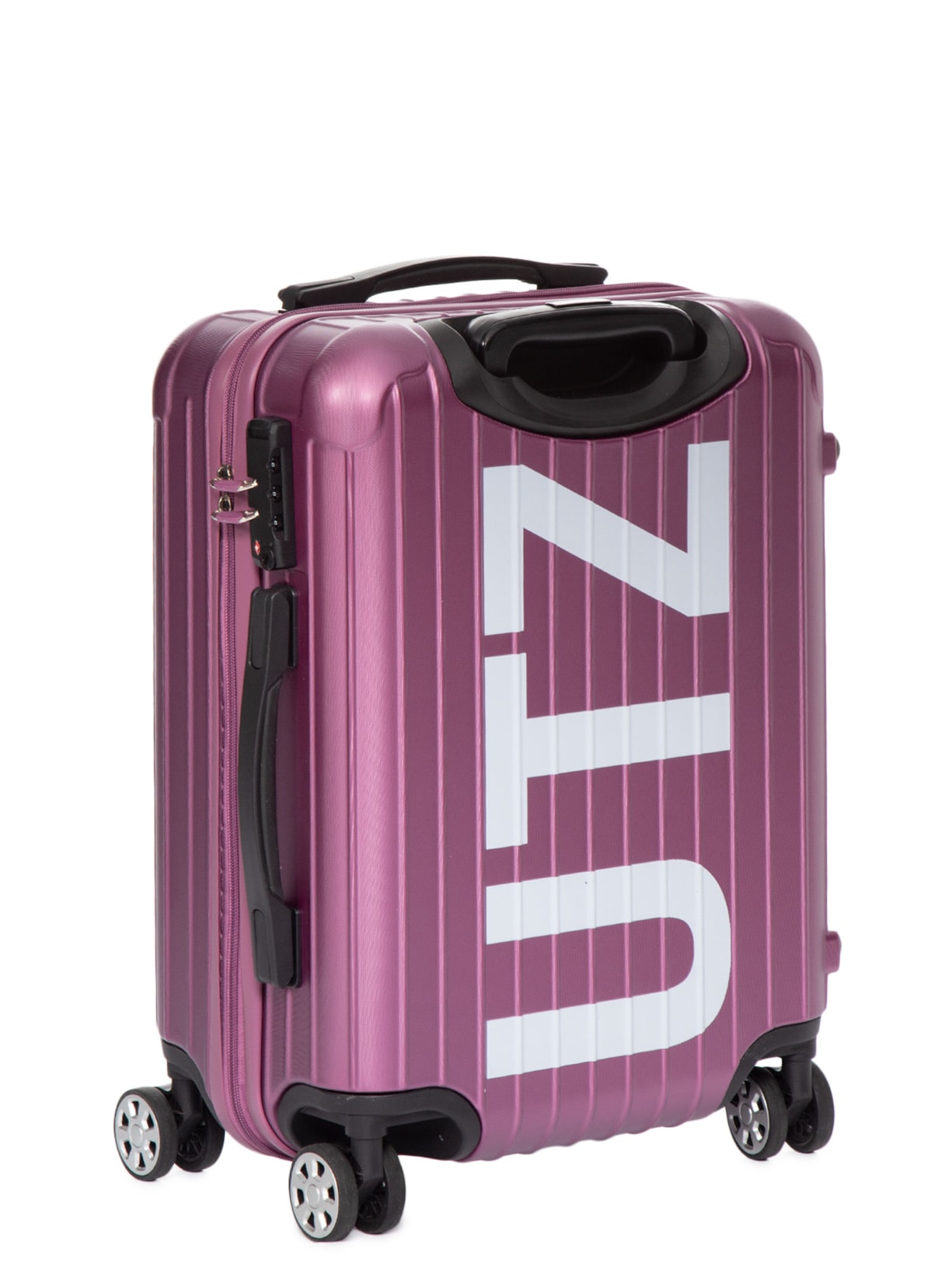 Mala Feminina De Viagem Grande PVC New Dots Rosa Schutz