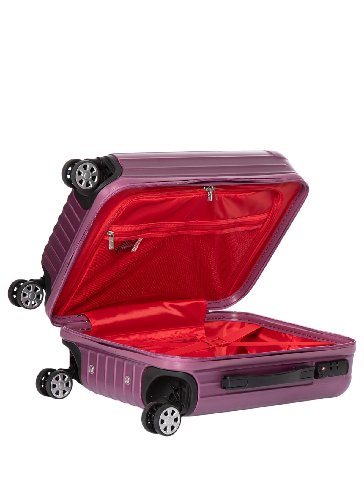 Mala Feminina De Viagem Grande PVC New Dots Rosa Schutz