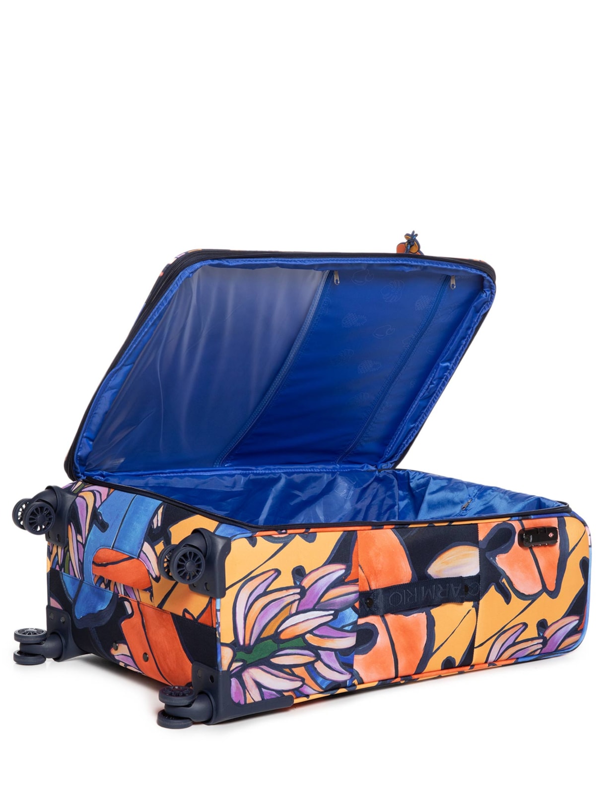 Mala Feminina  Me Leva G Banana Flora Azul Farm Etc