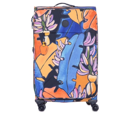 Mala Feminina  Me Leva G Banana Flora - Azul