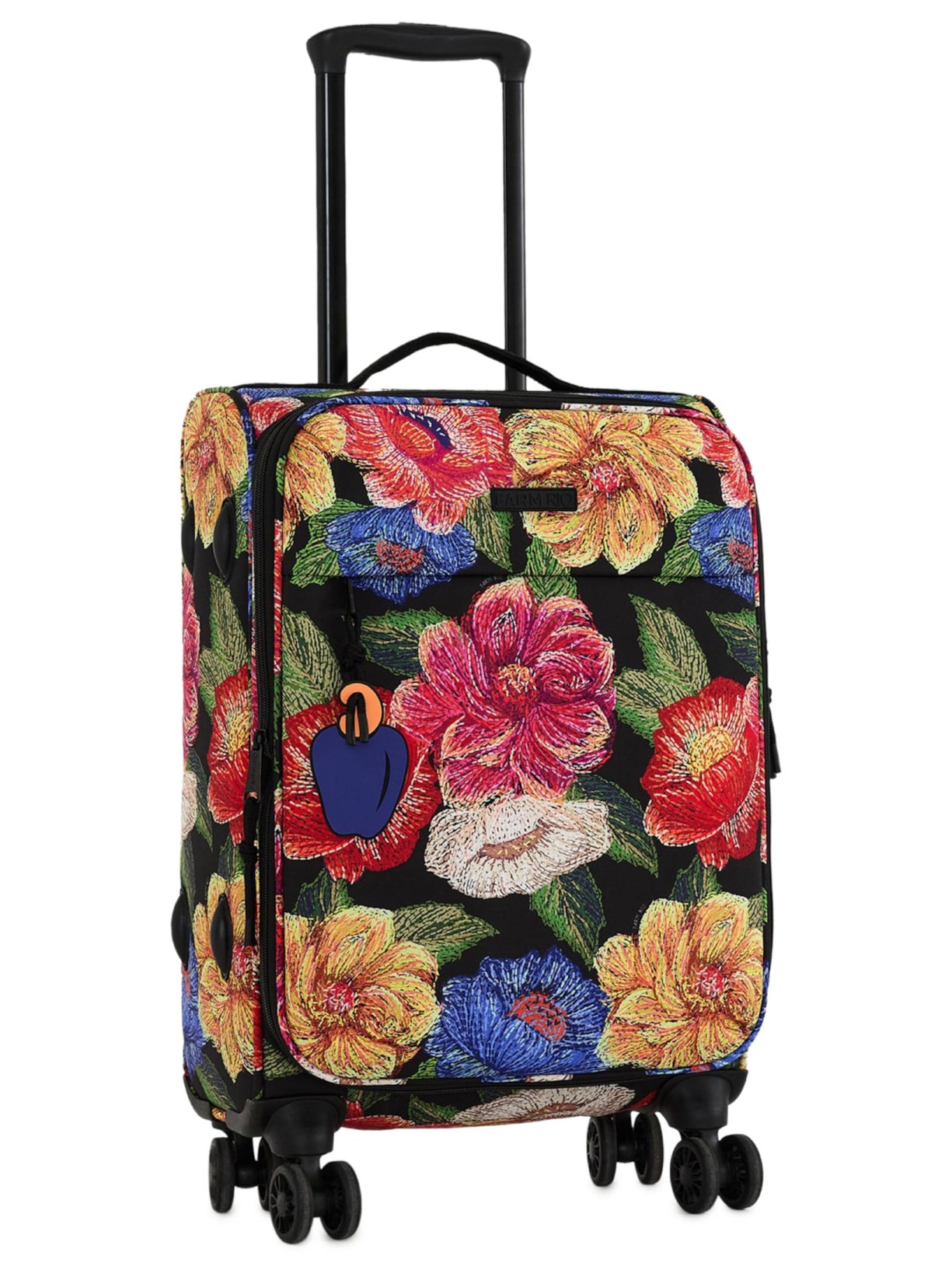 Mala Feminina Me Leva G Floral Paraiso Preto Farm Etc