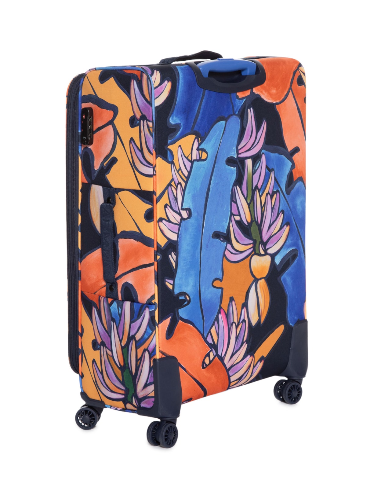 Mala Feminina Me Leva M Banana Flora Azul Farm Etc