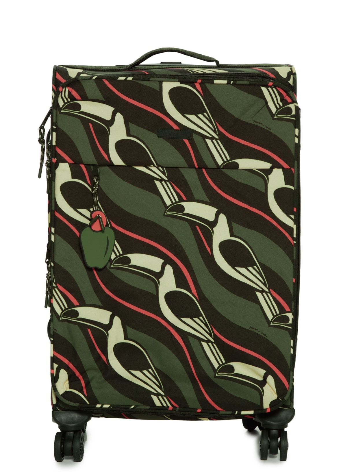 Mala Feminina Me Leva M Tucanos Gráficos - Verde