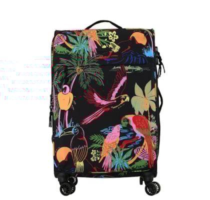 Mala Feminina Me Leva M Voo Descoladinha - Preto