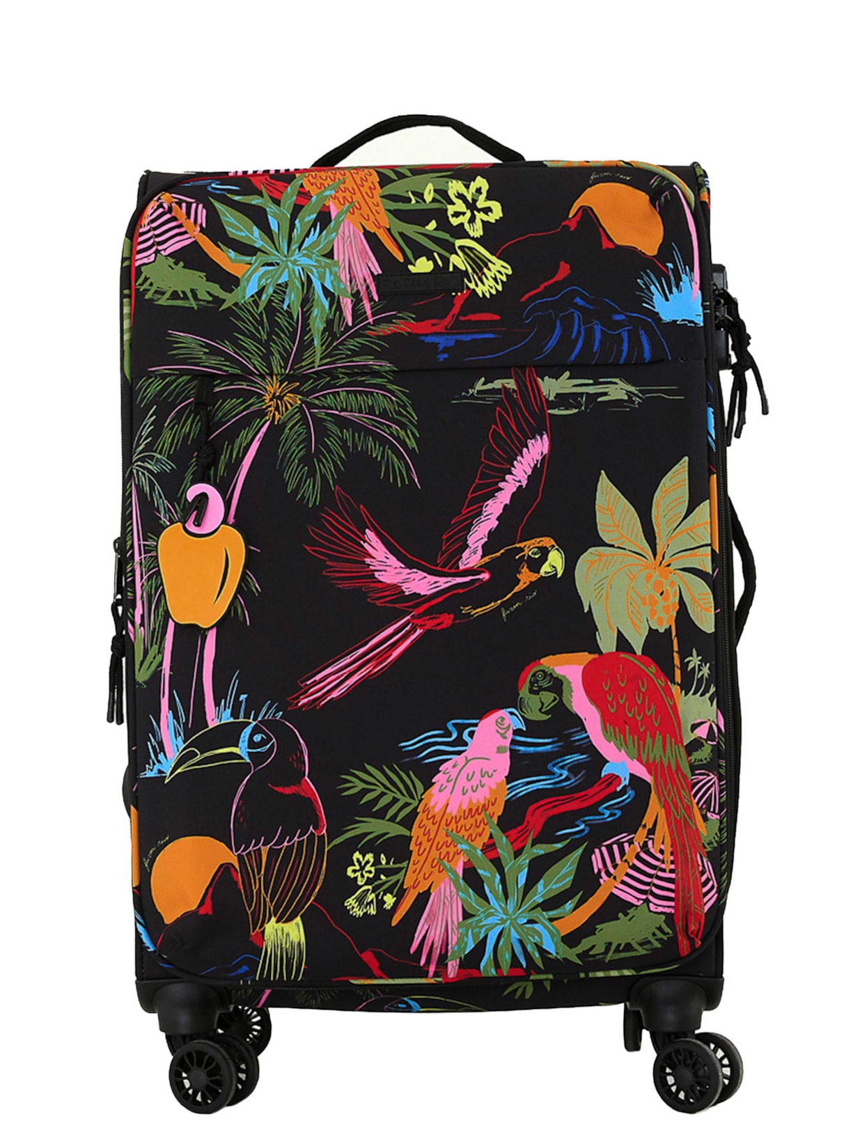 Mala Feminina Me Leva M Voo Descoladinha - Preto