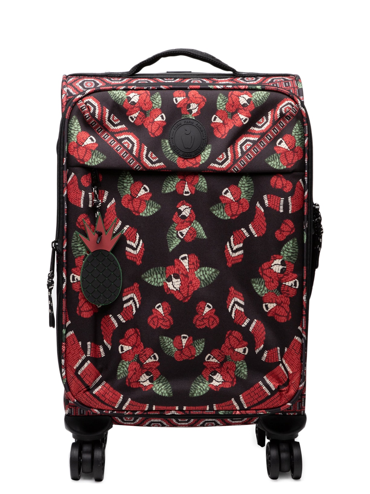 Mala Feminina Me Leva Média Cobra Coral - Preto