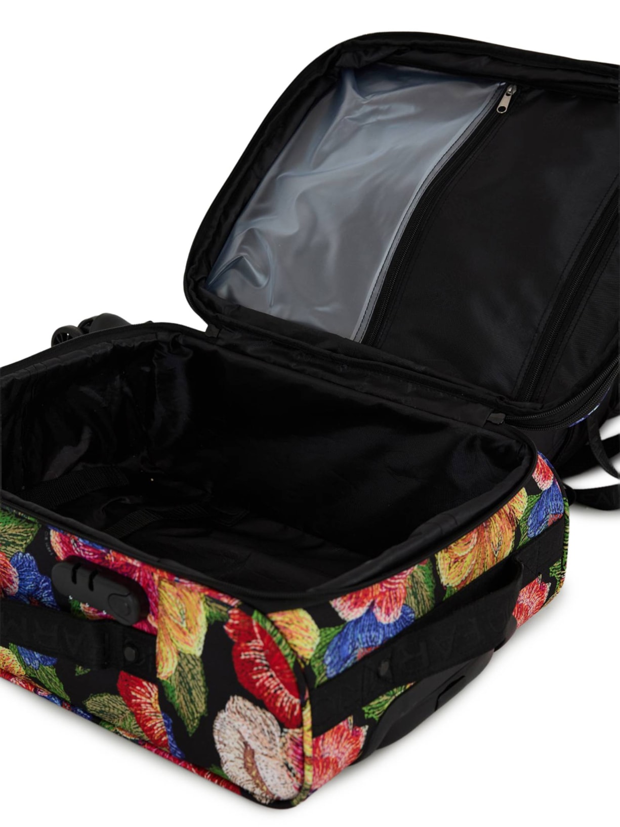 Mala Feminina Me Leva Média Floral Paraiso Preto Farm Etc