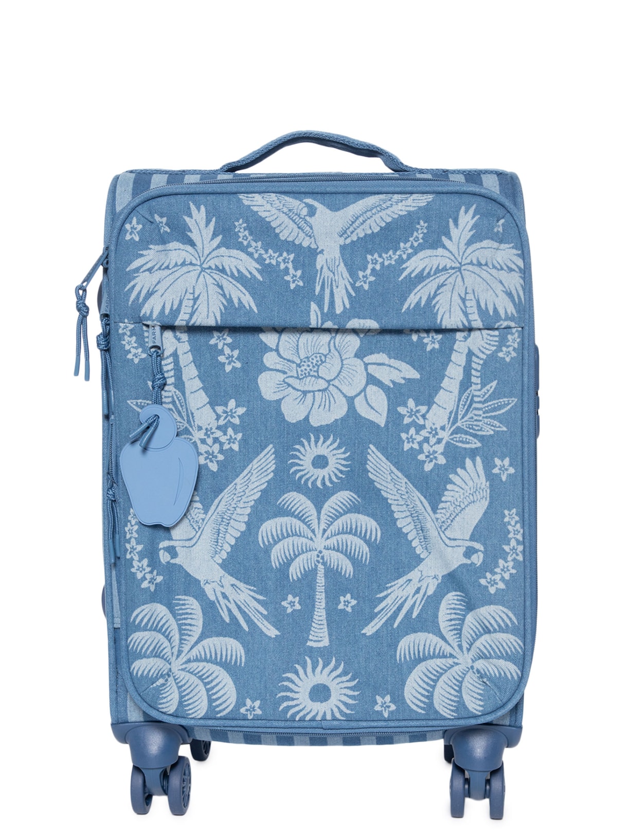 Mala Feminina Me Leva P Lenço Tropical - Azul