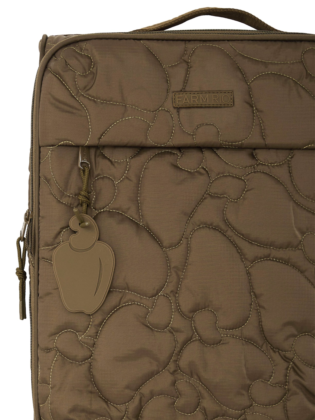 Mala Feminina Me Leva P Matelassê Marrom Farm Etc