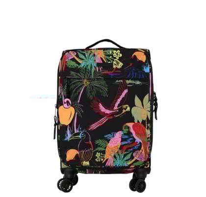 Mala Feminina Me Leva P Voo Descoladinha - Preto