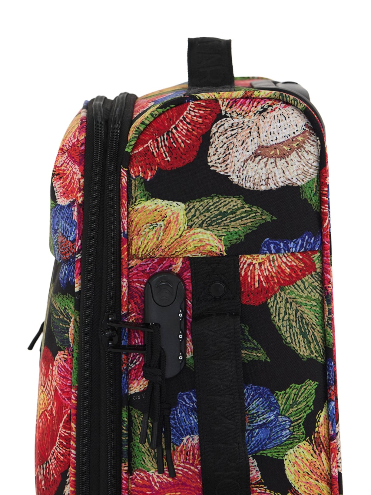 Mala Feminina Me Leva Pequena Floral Paraíso Preto Farm Etc