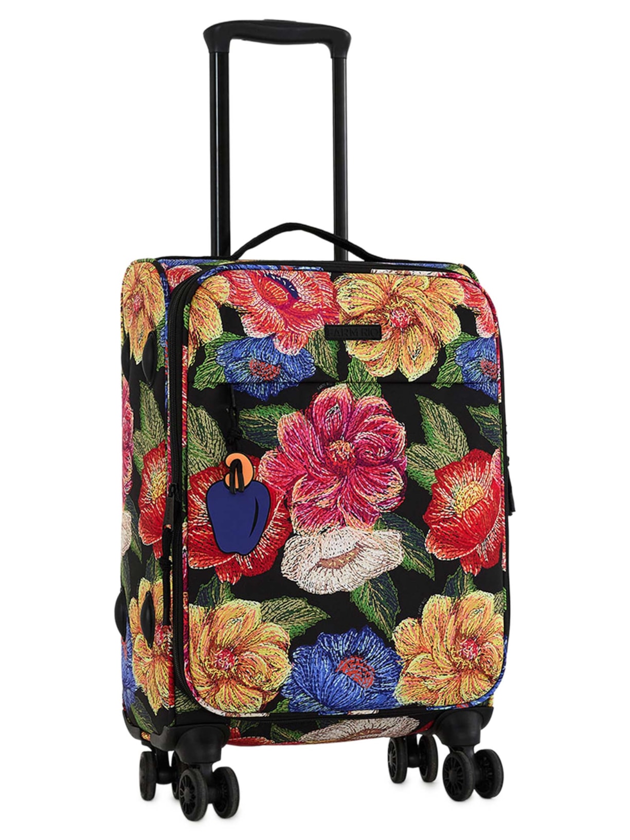 Mala Feminina Me Leva Pequena Floral Paraíso Preto Farm Etc