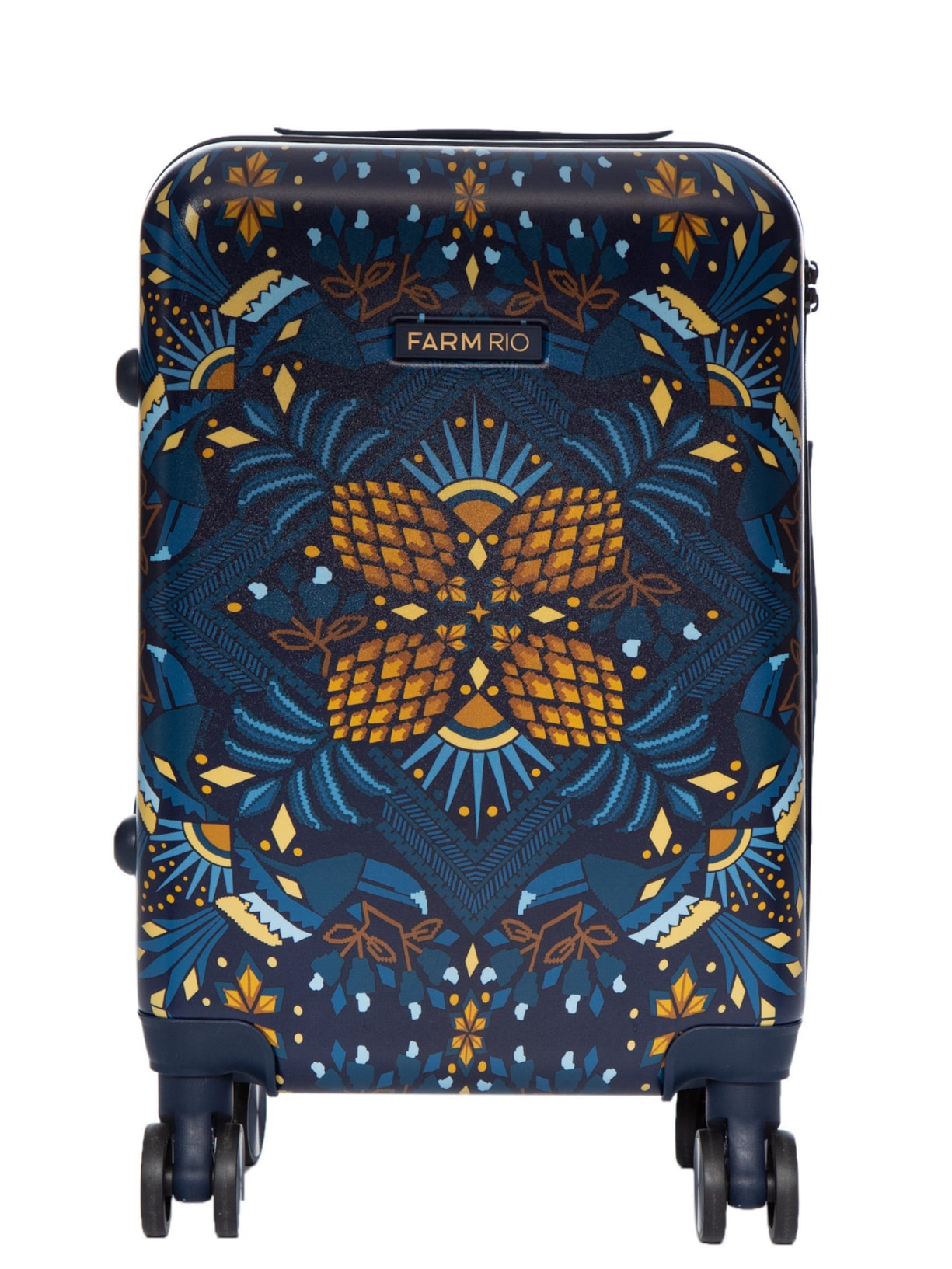 Mala Feminina Me Leva Pequena Lenço Magia Tropical - Azul