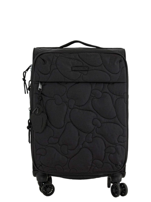 Mala Feminina Me Leva Pequena Puffer - Preto