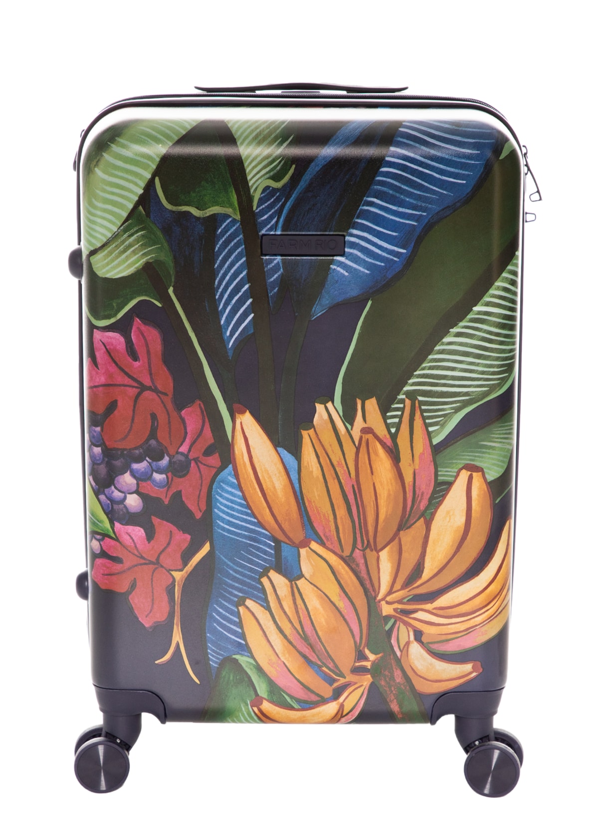 Mala Feminina Me Leva Rígida M Banana Uva - Preto