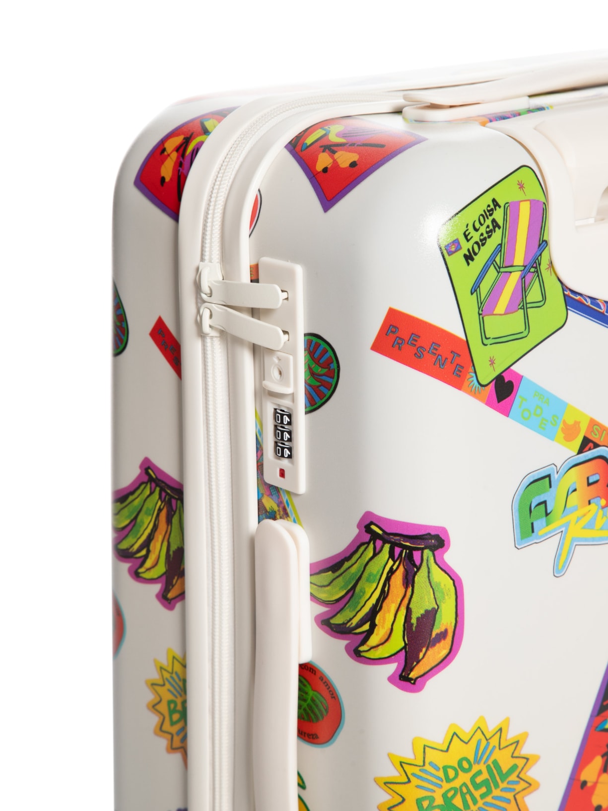 Mala Feminina Me Leva Rígida P Patch Rio Branco Farm Etc