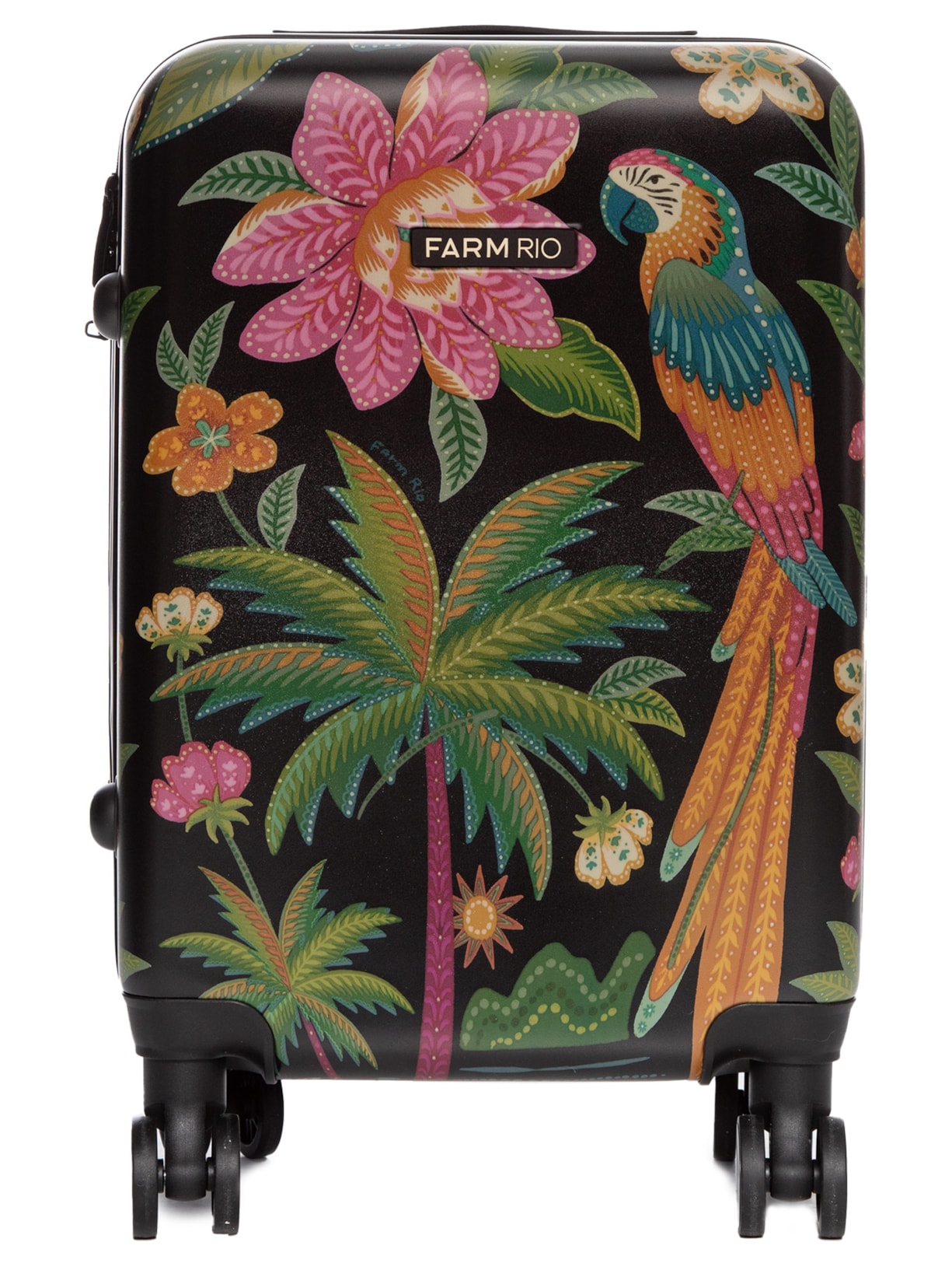 Mala Feminina Rígida P Samba Das Araras - Preto