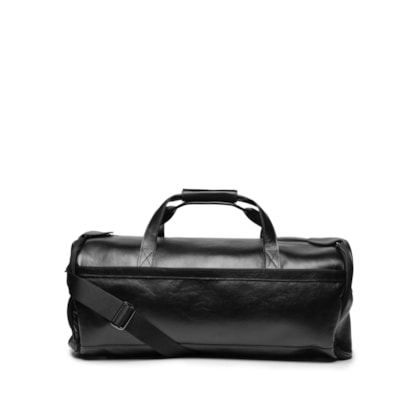 Mala Masculina Grande Porta Terno Em Couro Legítimo - Preto