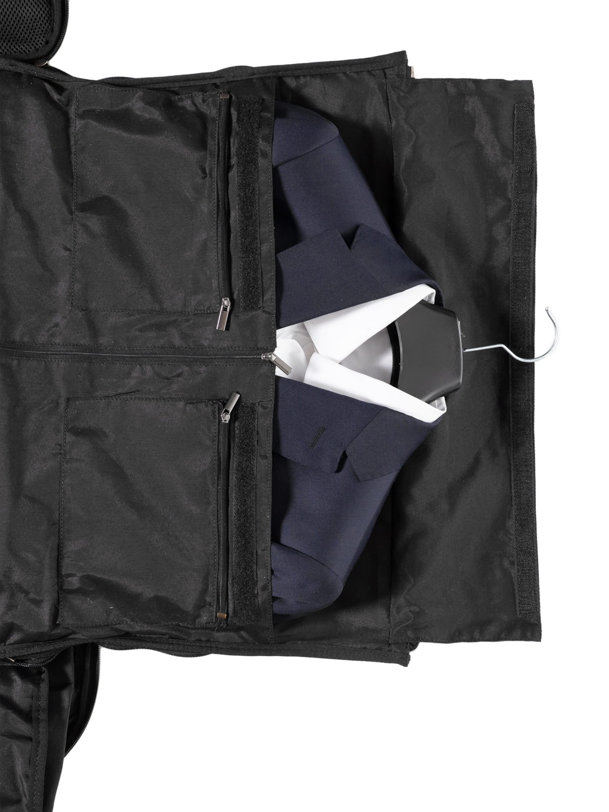 Mala Masculina Grande Porta Terno Em Couro Legítimo Preto '2 Essential