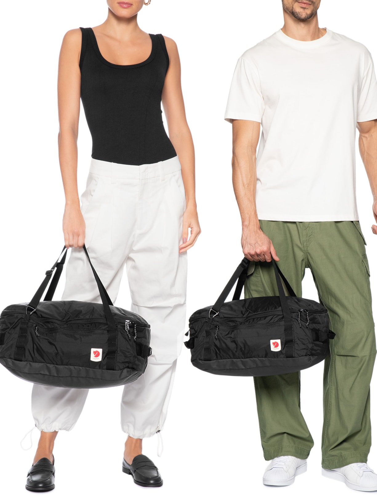 Mala Unissex High Coast Duffel 22 – Preto Fjällräven