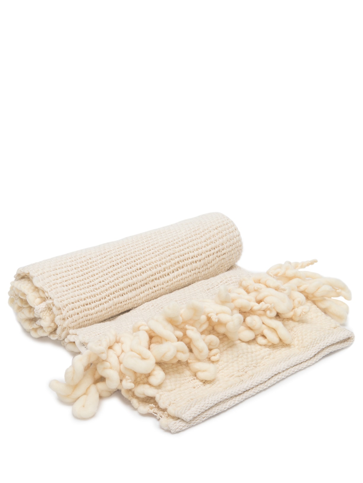 Manta De Poltrona Felicidade - Bege