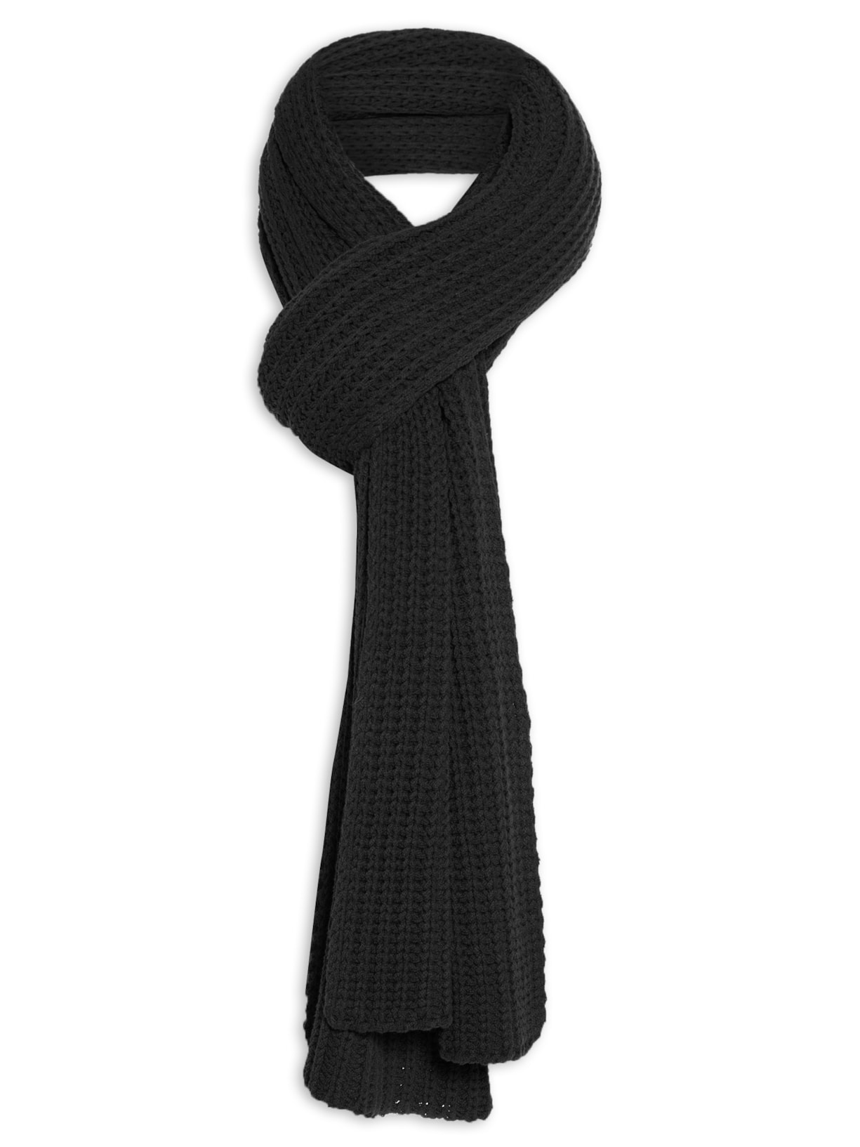 Manta Feminina Ampla Pérola - Preto