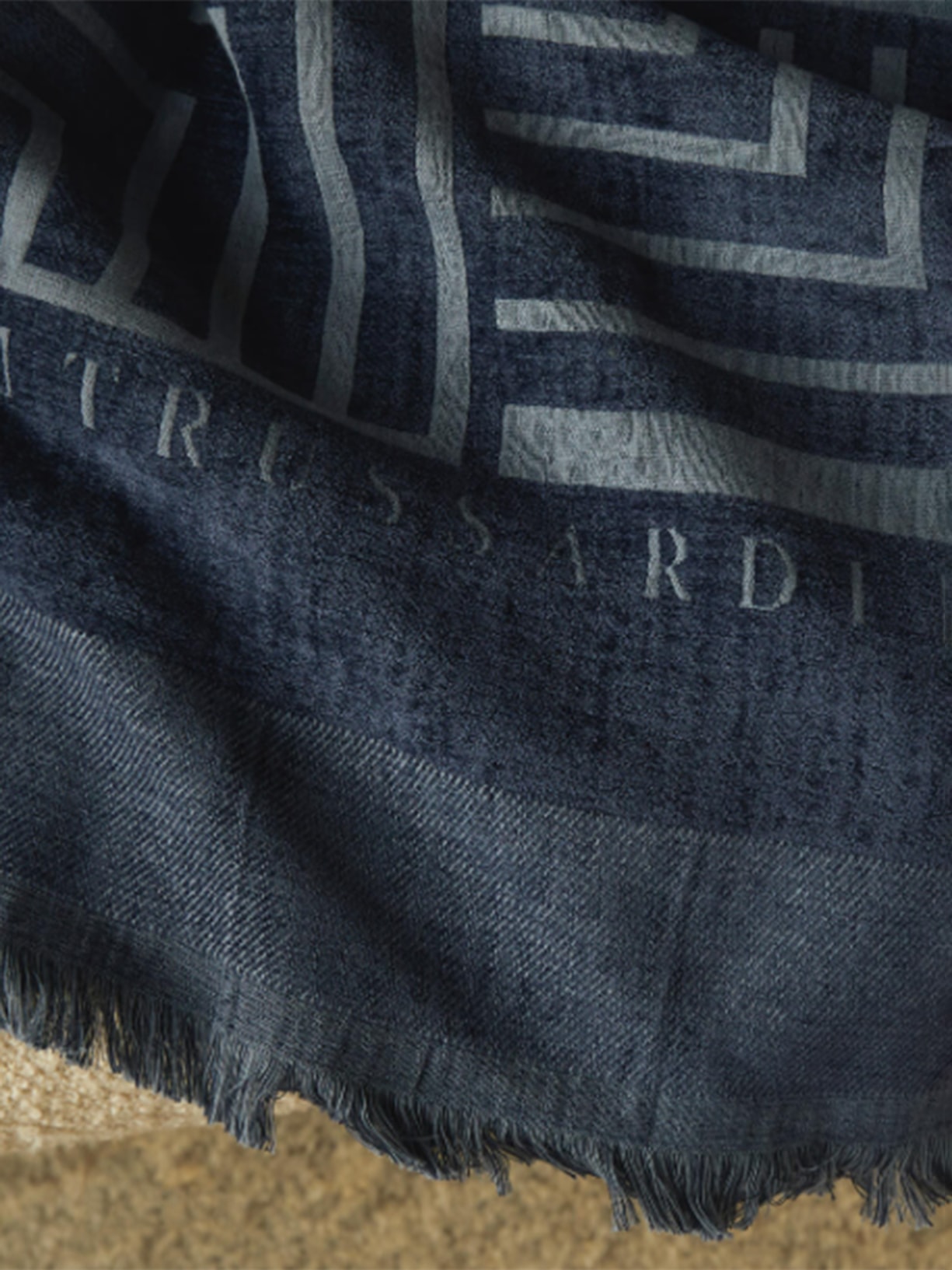 Manta Pádua Azul Trussardi