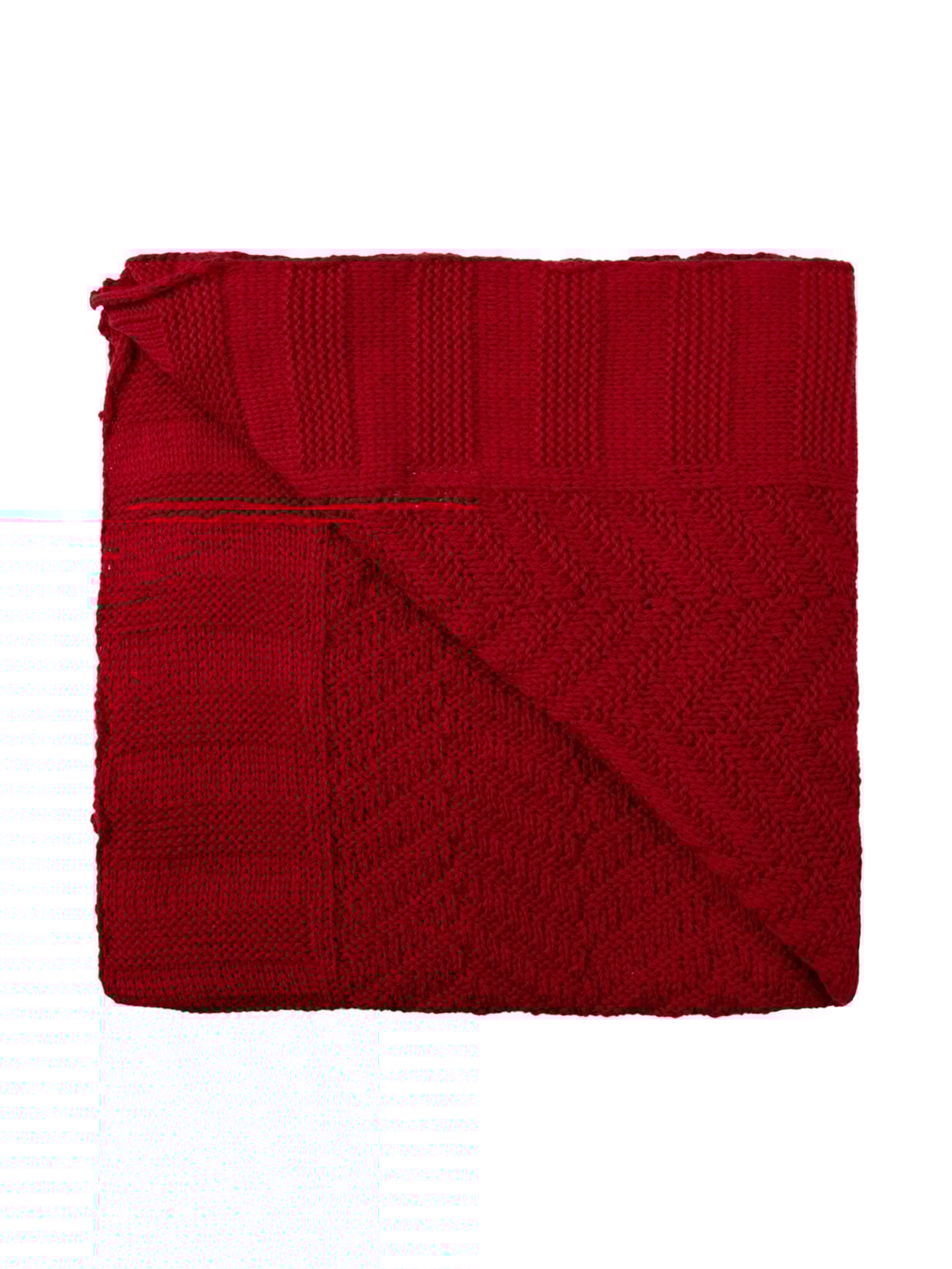 Manta Tricot Empório - Vermelho