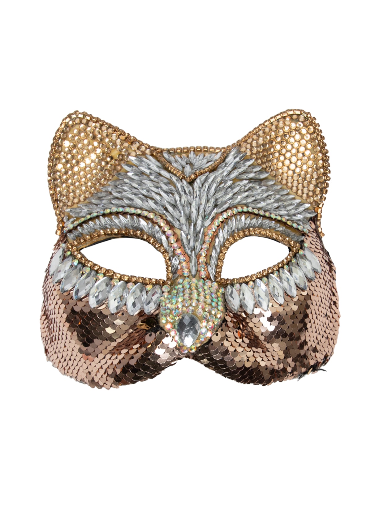 Máscara Gatinho - Dourado